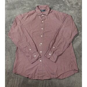 Polo Ralph Lauren Men's RCheckered Long Sleeve Button Down Large Vintage